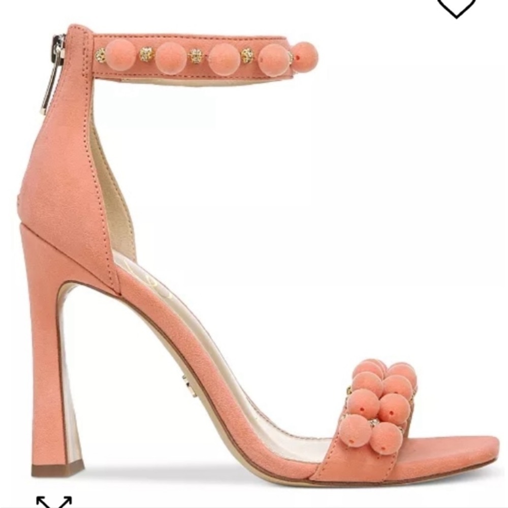 Sam Edelman Luella Embellished High Heel Sandals Canyon Clay -8.5 NIB - Picture 2 of 5
